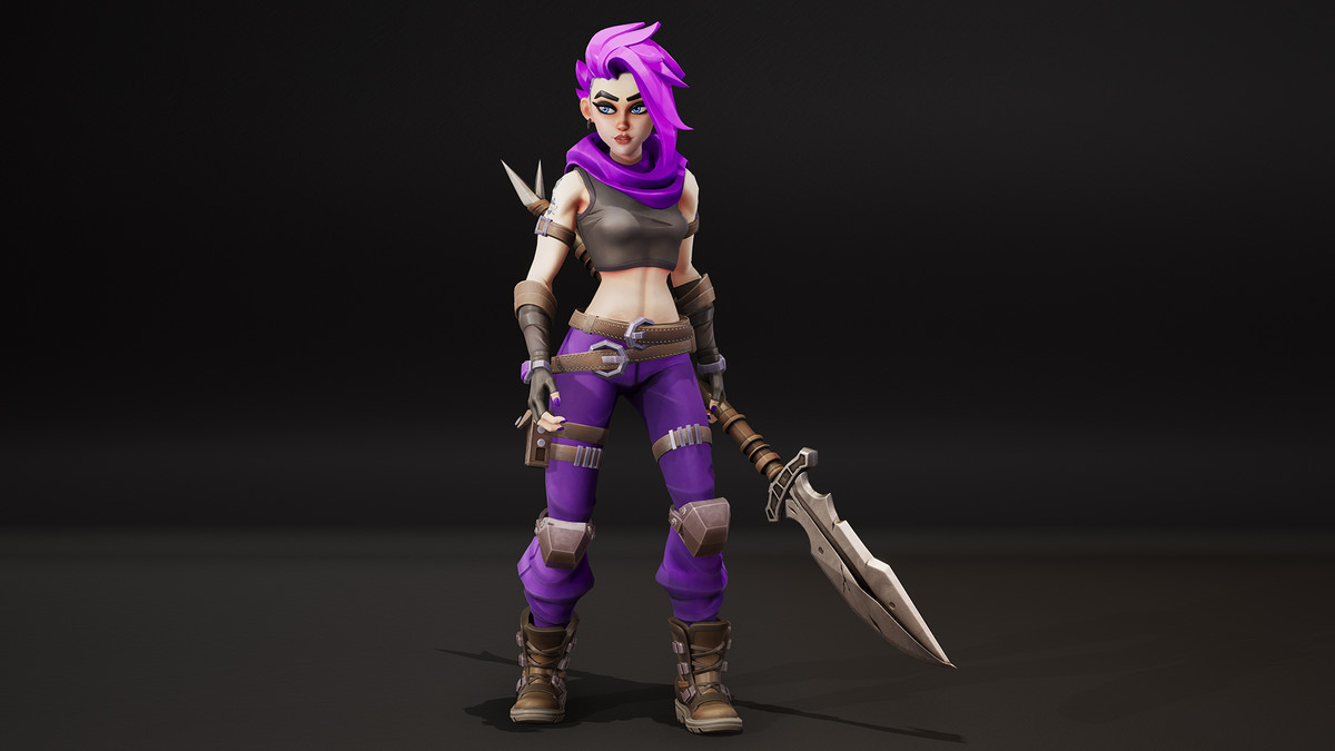Stylized Hero Characters Pack vol.3 – 3 Game-Ready Heroes (9 Skins)