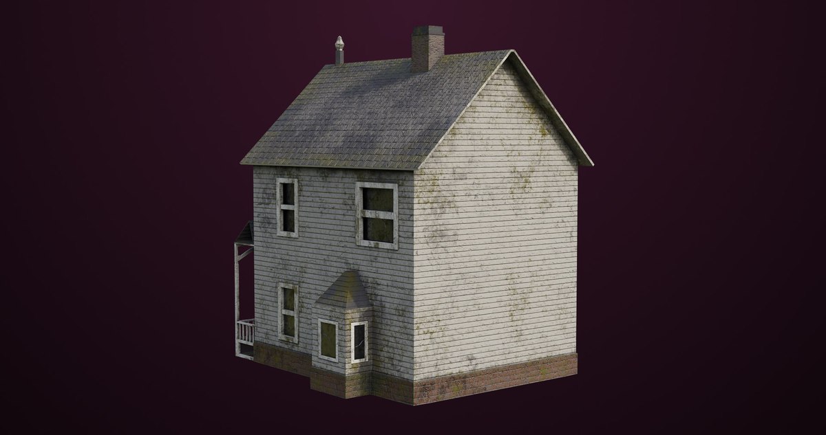 Old Dusty Vintage House 01 URP HDRP Textures