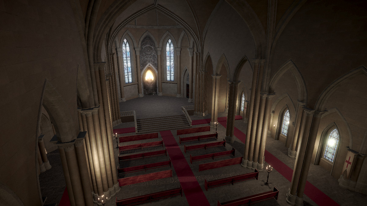 Church modular with interiors