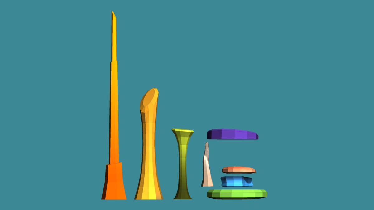 Low Poly Stylized Tiny Forest
