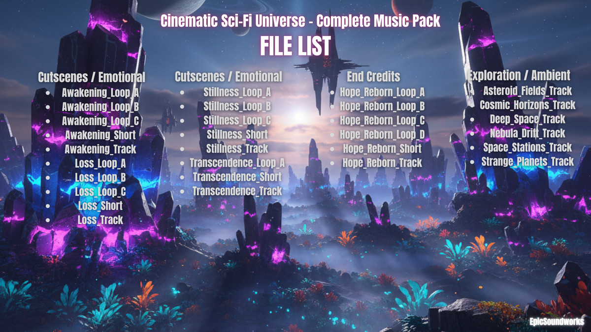 Cinematic Sci-Fi Universe - Complete Music Bundle