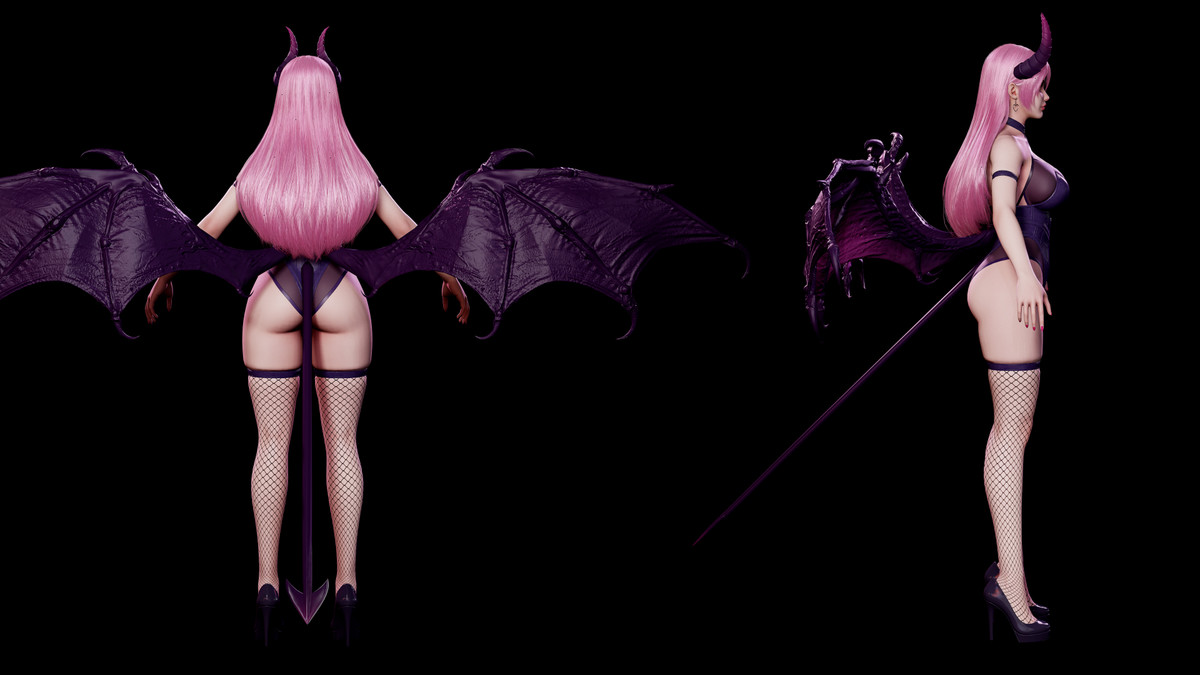Vespira Succubus - Game Ready