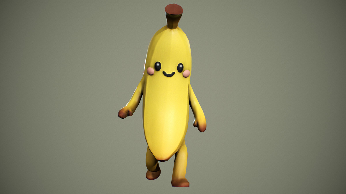 Cute Banana Character