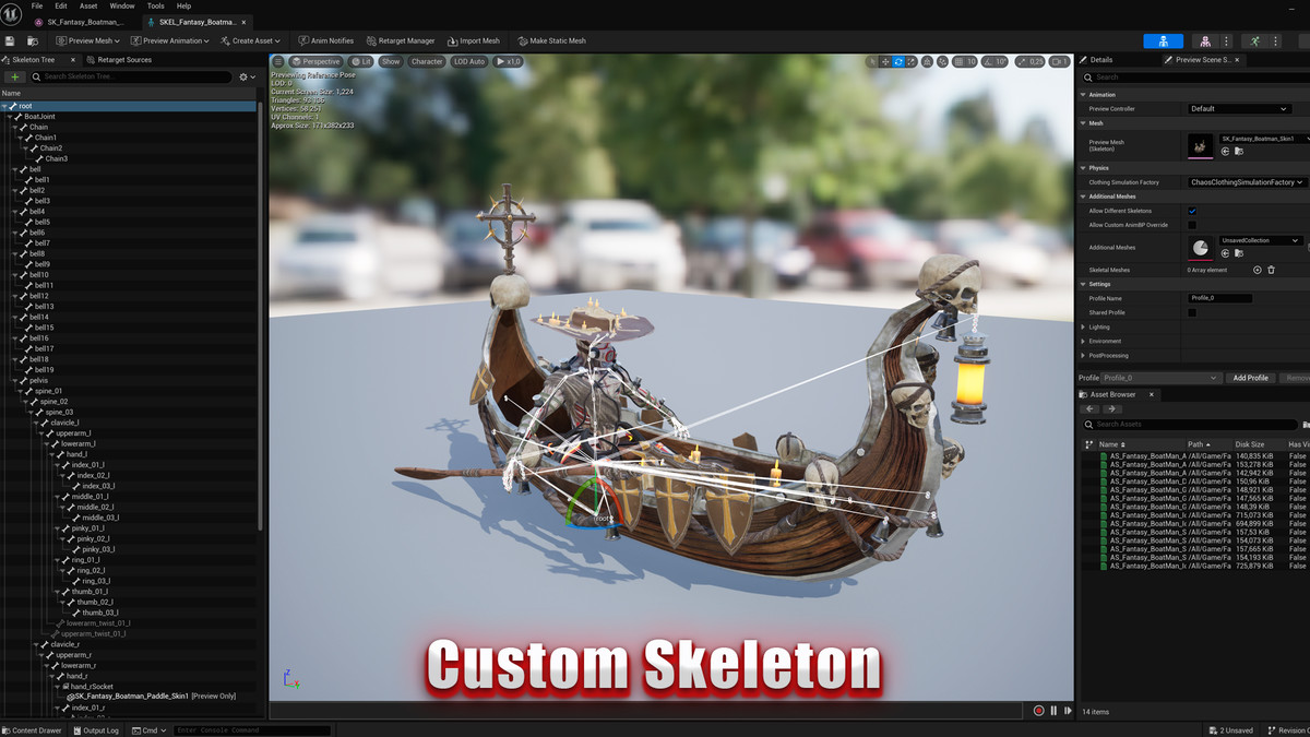 Fantasy Cyborg Boatman