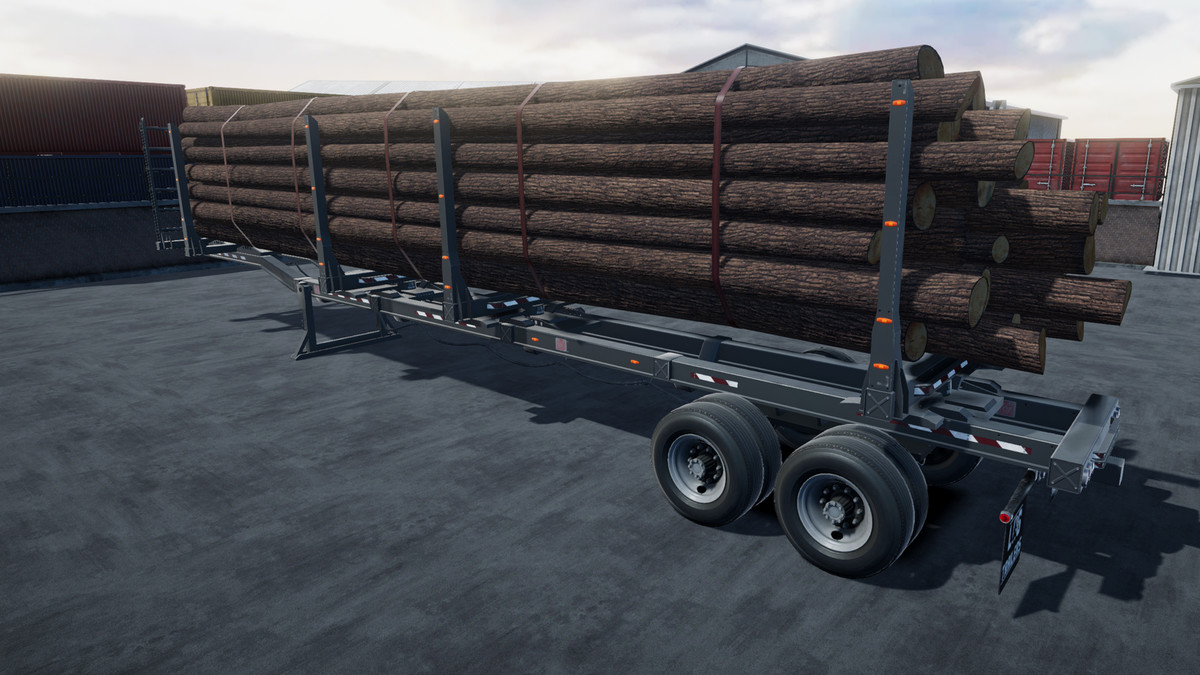 Cabover log truck