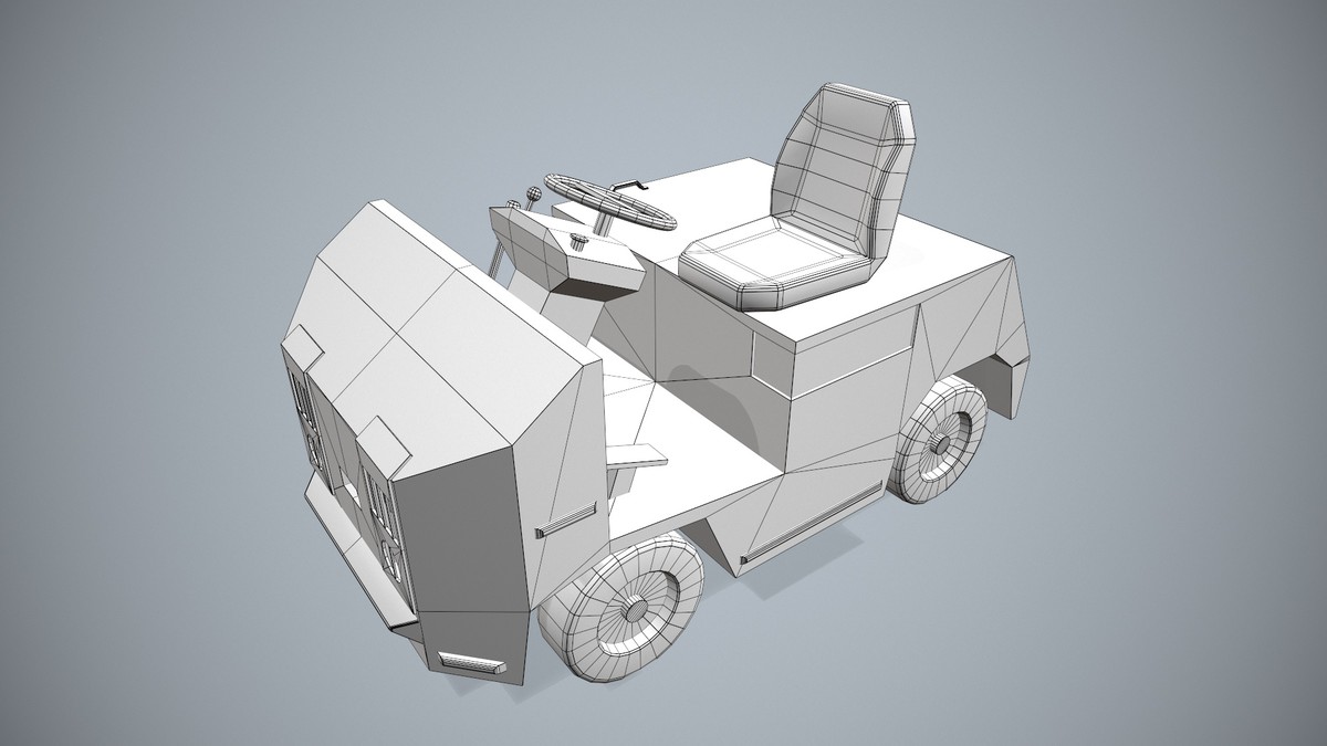 Baggage Tractor (354)
