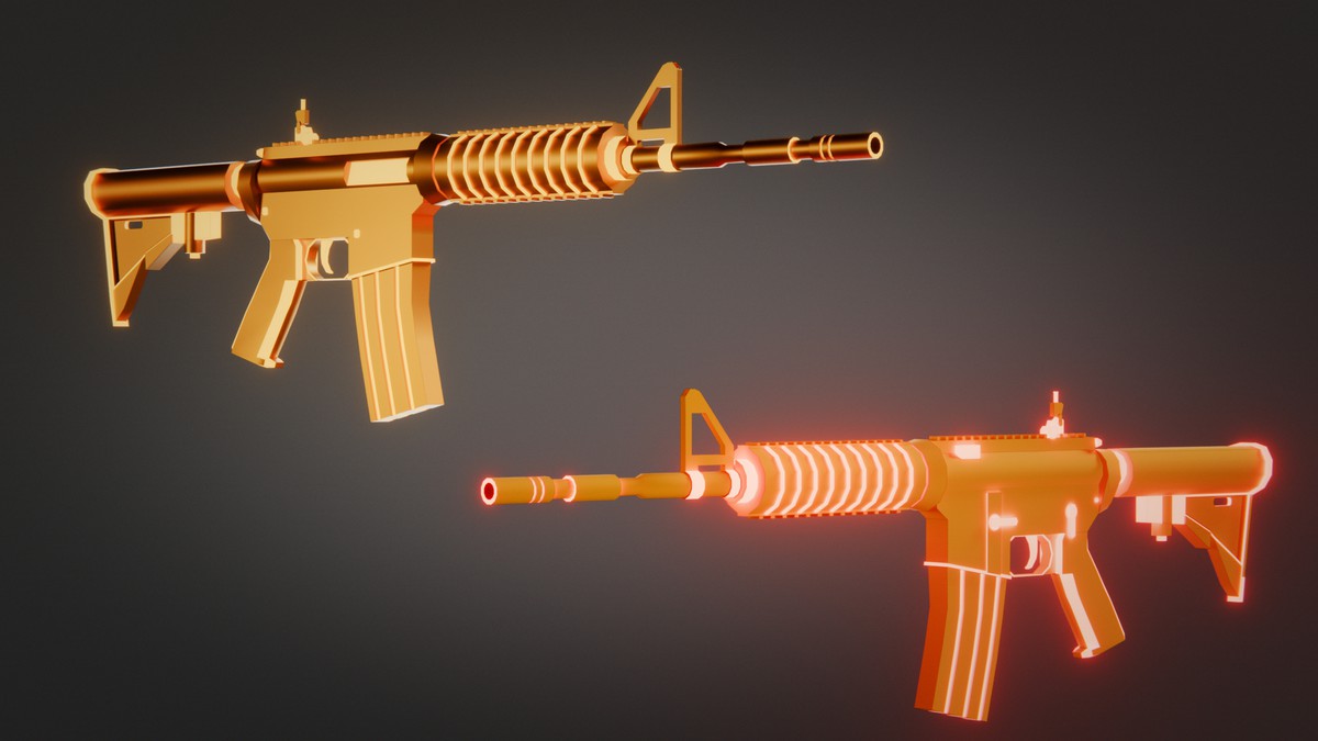 Weapon Sci-fi Glow Skins Pack — 345 Variations