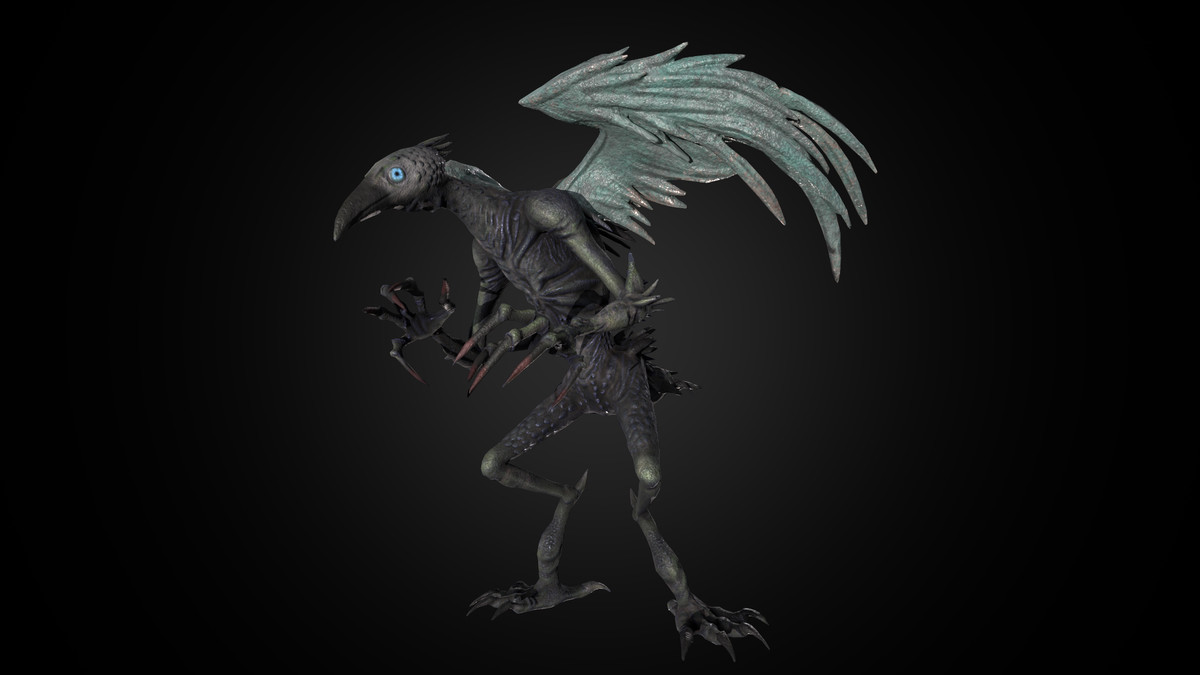 Creepy Crow Monster
