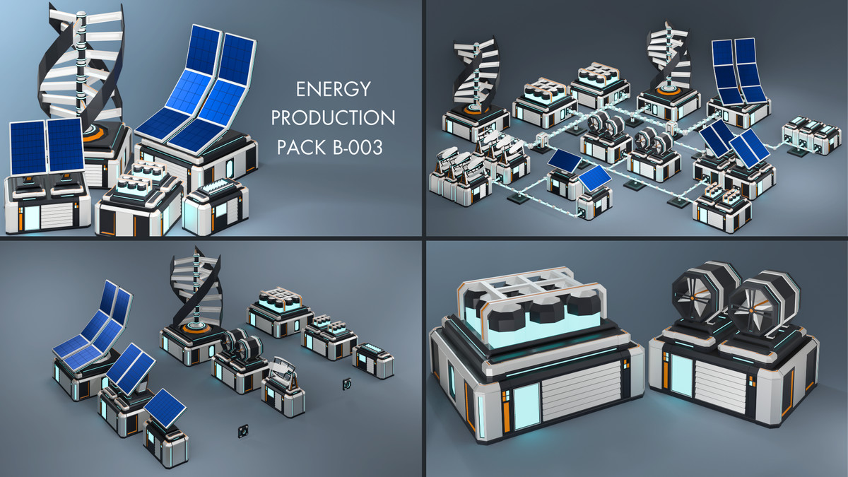 LOW POLY SCI-FI ULTIMATE ASSET LIBRARY