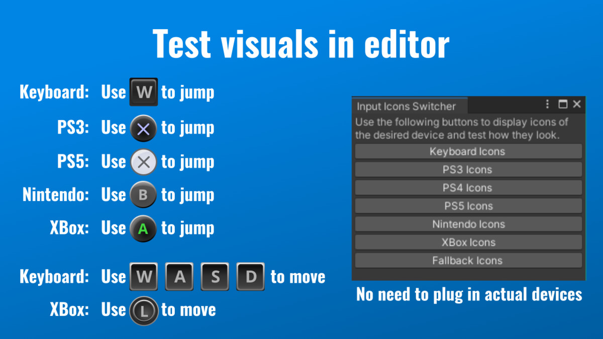 Input Icons: Core - Dynamic Prompts and Rebinding