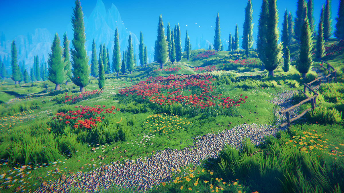 Stylized Cypress Valley