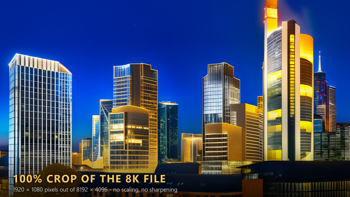 City Lights at Night - 8K True HDR Skyboxes (URP, HDRP)