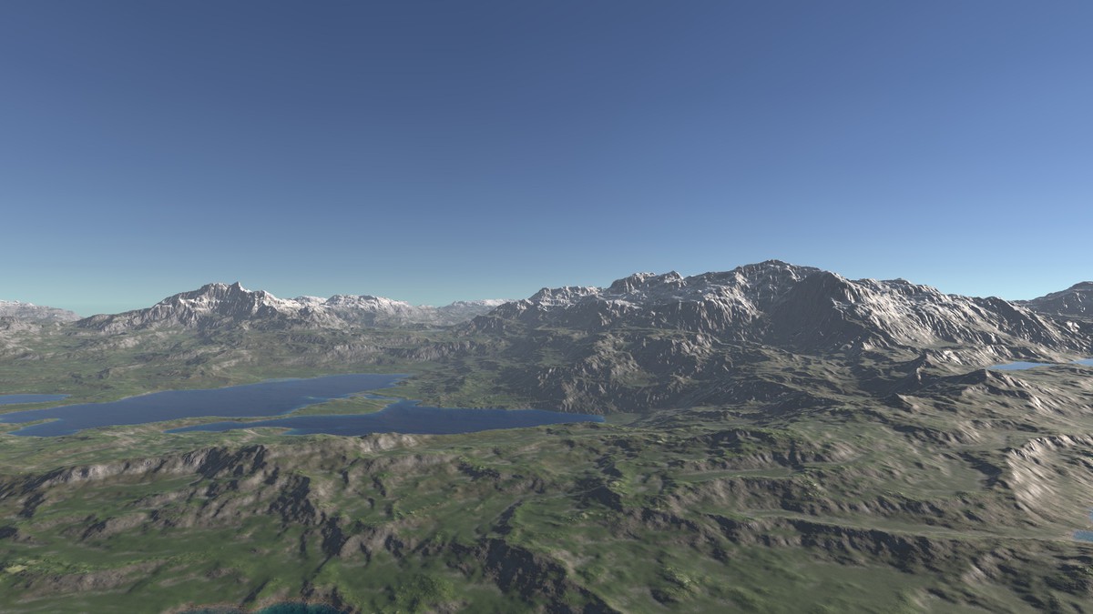 Procedural Ridged Mountains 8K - 34 Terrains