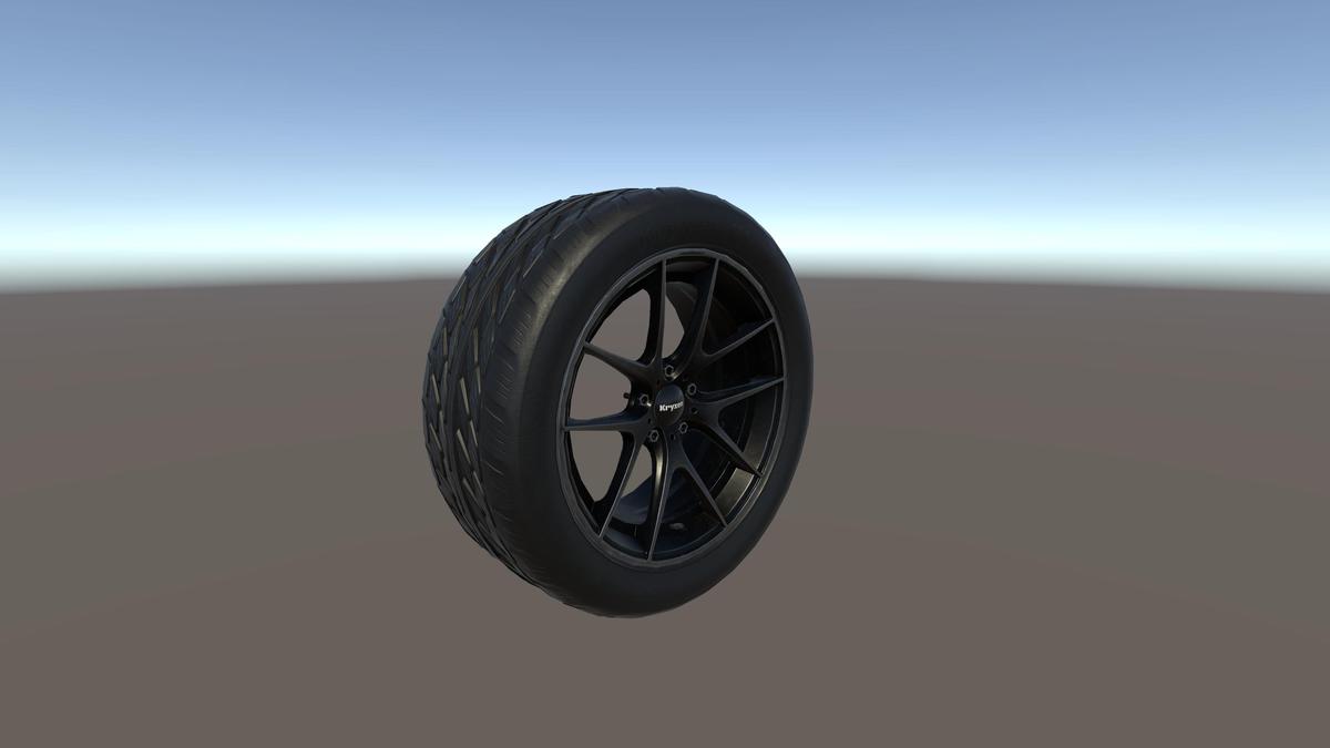Kryxen Wheel V1 - Gunmetal - Game Ready