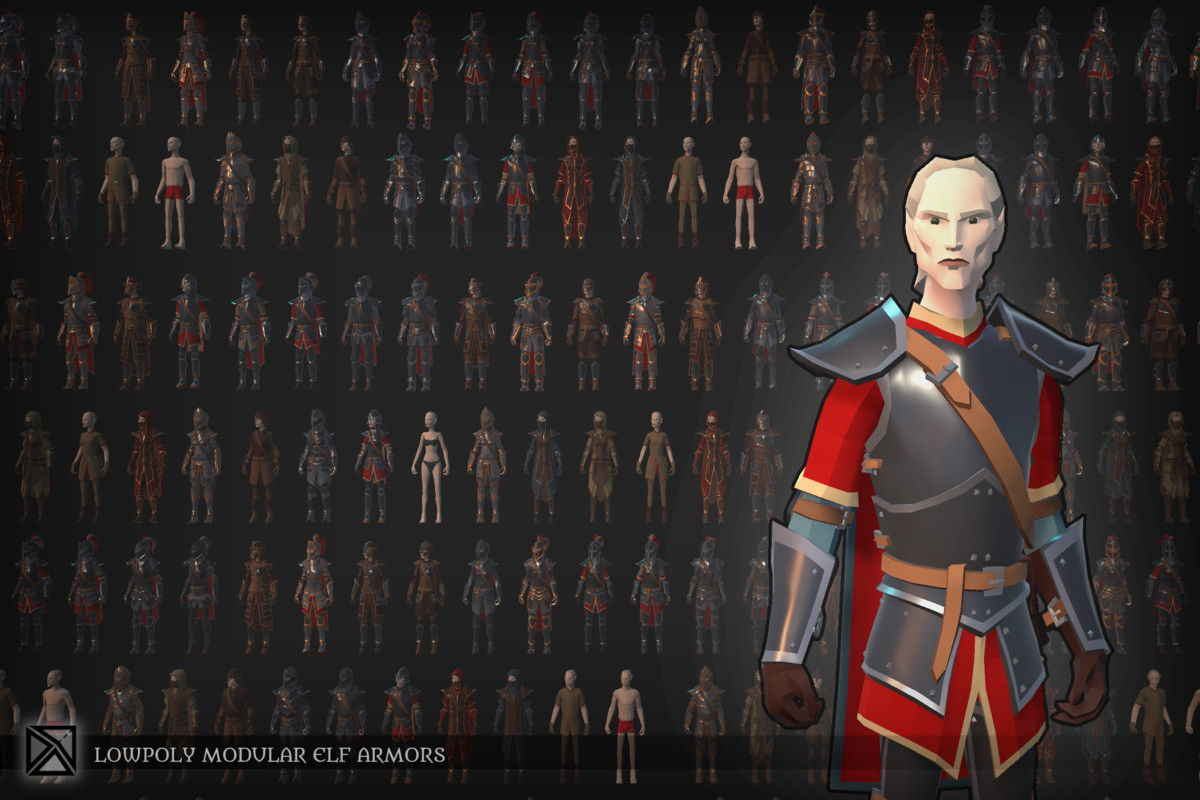 Low Poly Complete Bundle -LOWPOLY MEDIEVAL FANTASY SERIES