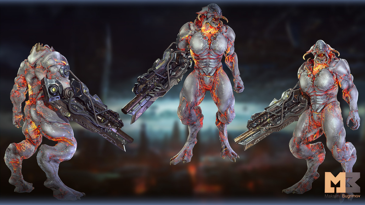 Character Alien Warrior 05
