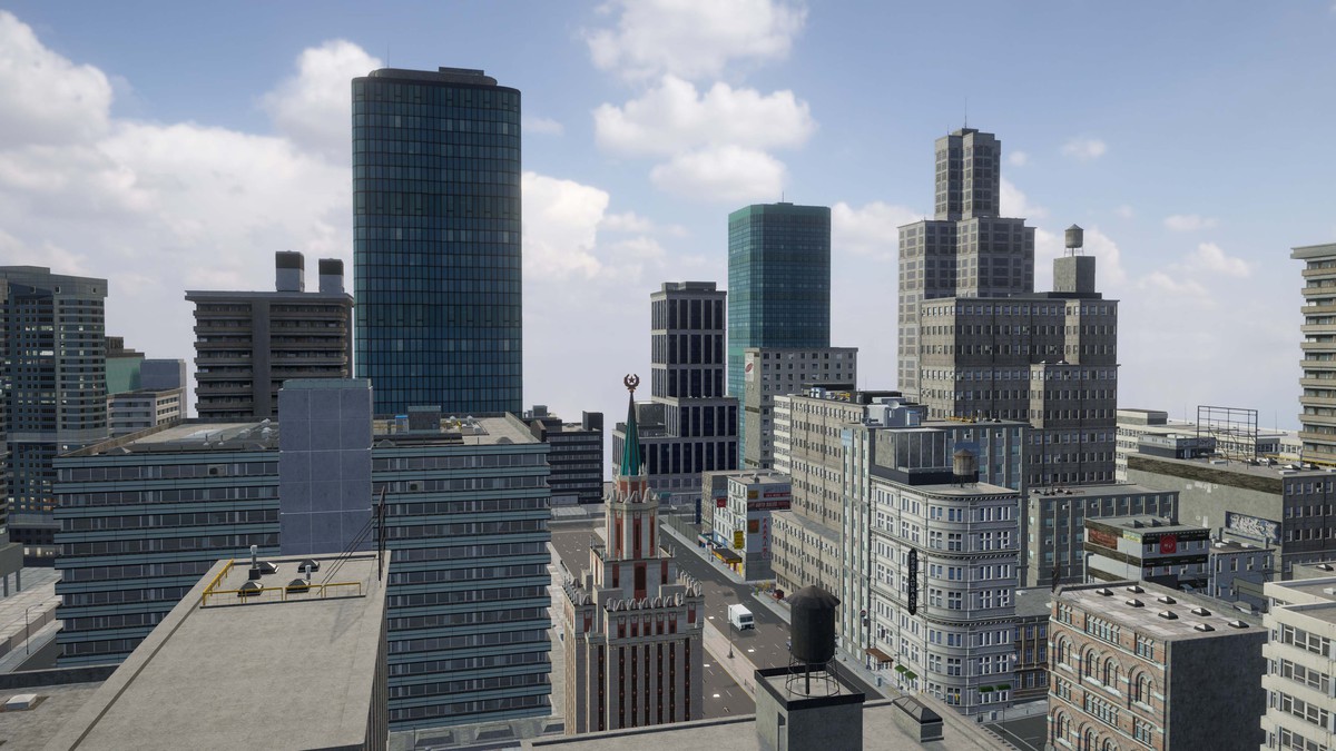 Full Game Ready City Pack Modular Low Poly Urban Environment Low-poly 3D model