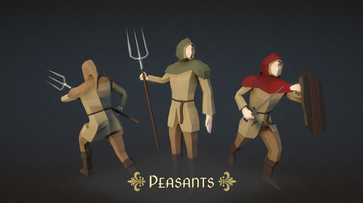 Stylized Medieval Army Pack – Low Poly Characters & Units