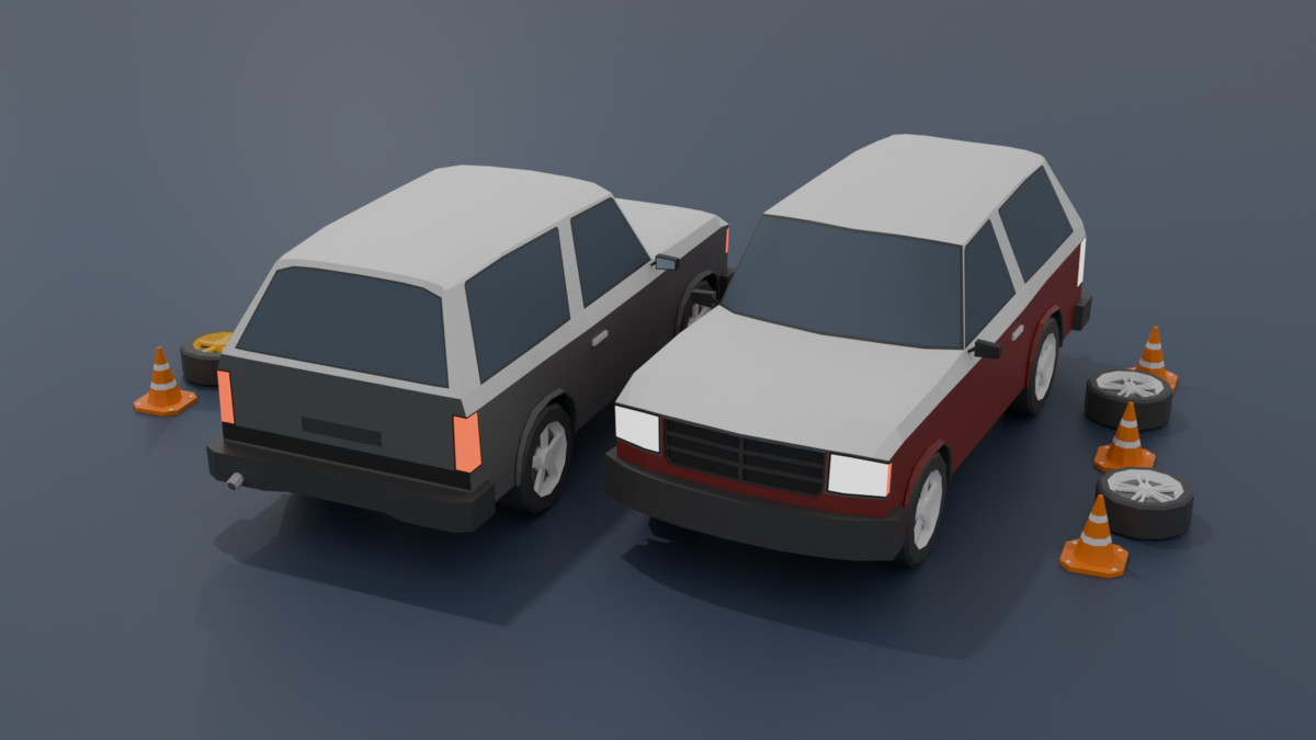 Mobile Optimize-Low Poly Vehicles