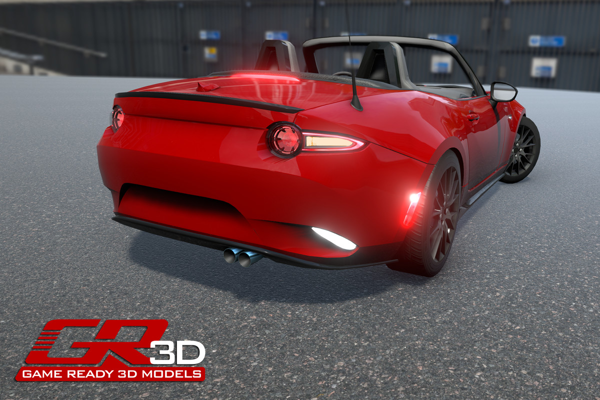 GR3D Convertible Sports Car 011518SSCR