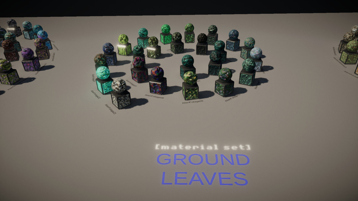 Alien Nature Materials - Foliage