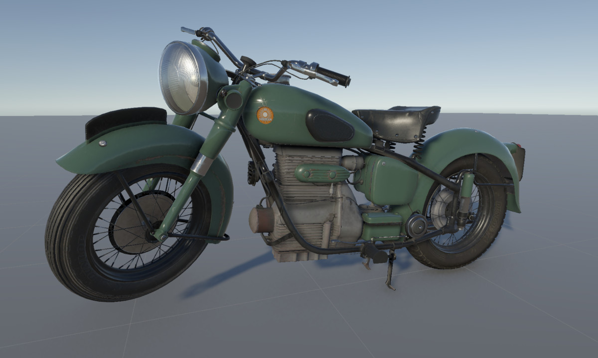 Retro Motorcycle
