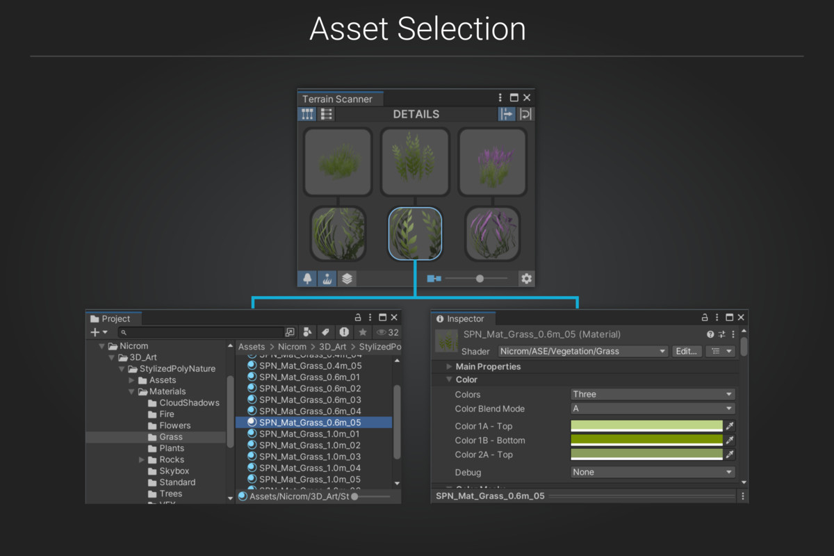 Terrain Scanner - Quickly Find Trees, Details, Layers & Materials