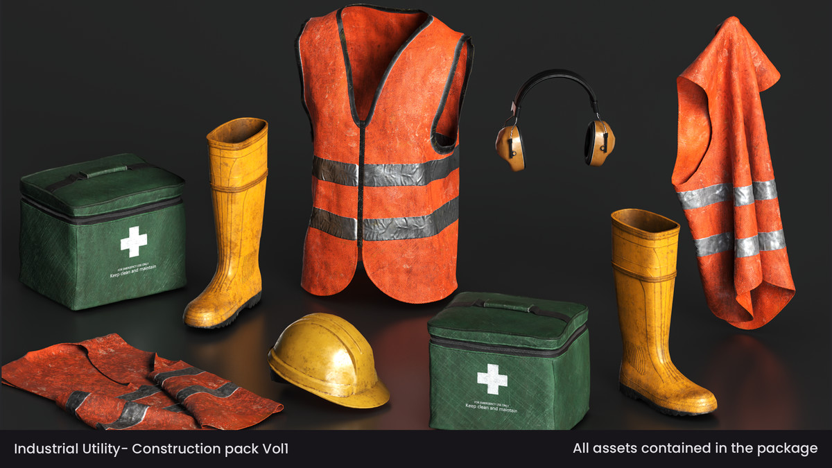 Industrial Utility - Construction Props Pack