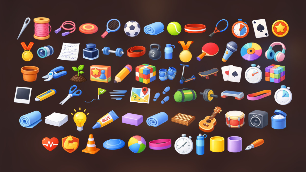 Casual Game Props Asset Pack Skills Progression Mini-Games and Interactive UI