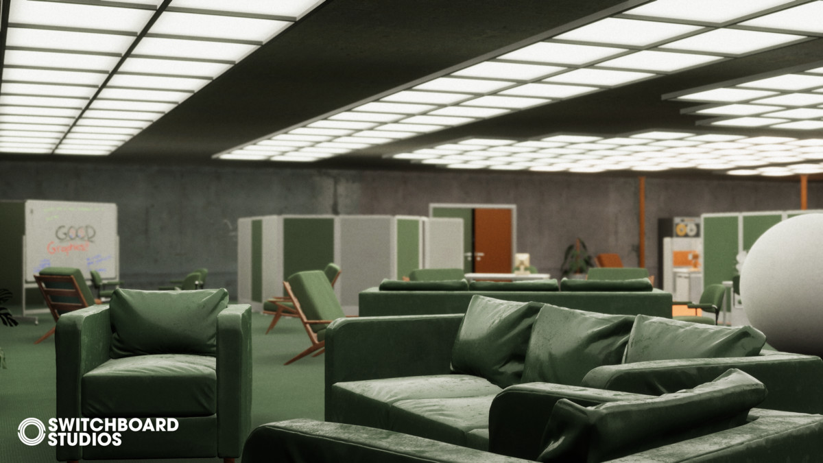 Mid-Century Brutalist Data Centre