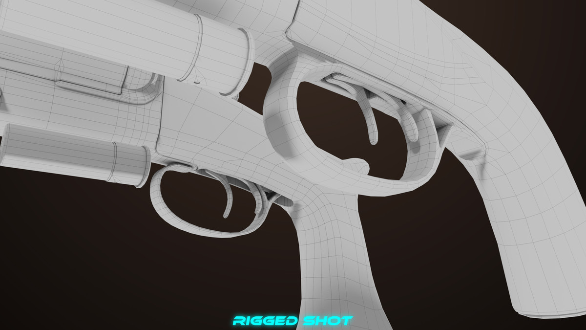 Small Medium Shotgun Black Single Mat URP HDRP Textures