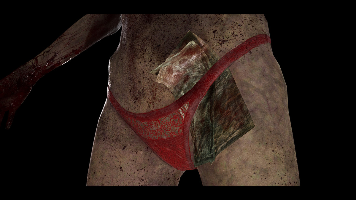 Zombie - Starved Female|URP-HDRP|