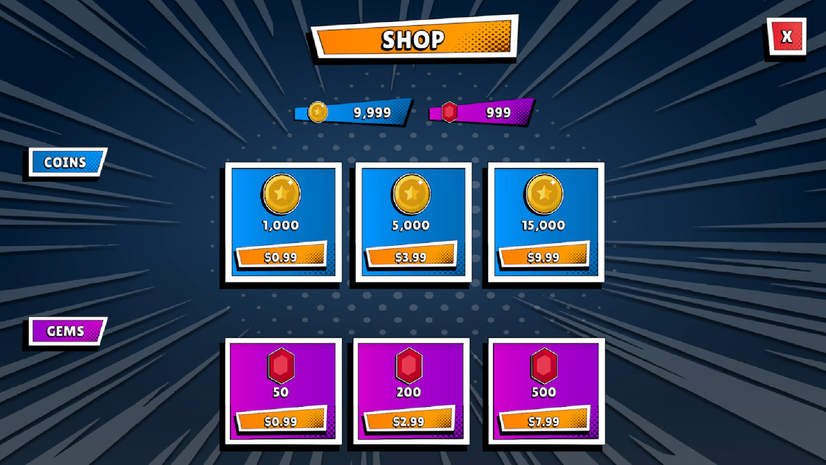 Casual Game UI Kit