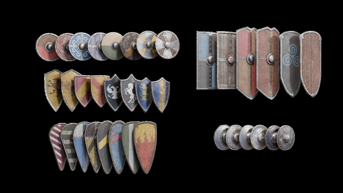 Medieval Weapons, Shields & Bows Bundle
