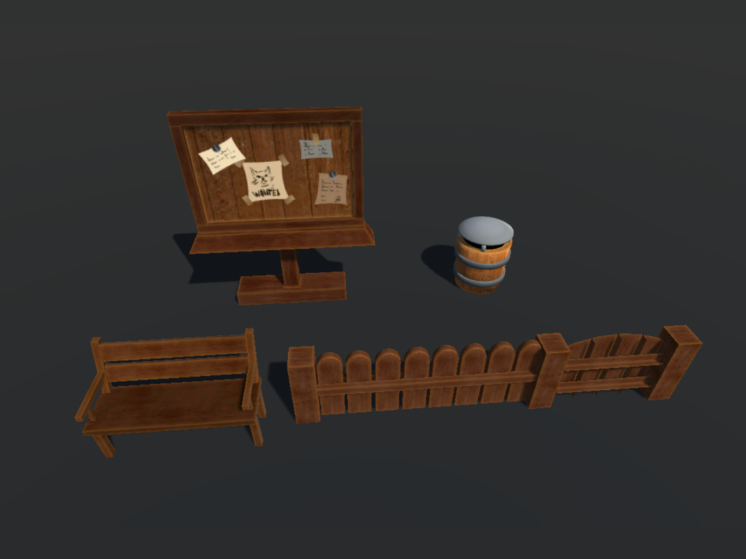 Village Life-Market and Garden