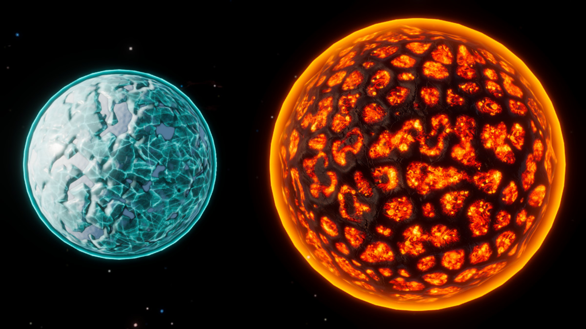 16 Stylized Planets Pack