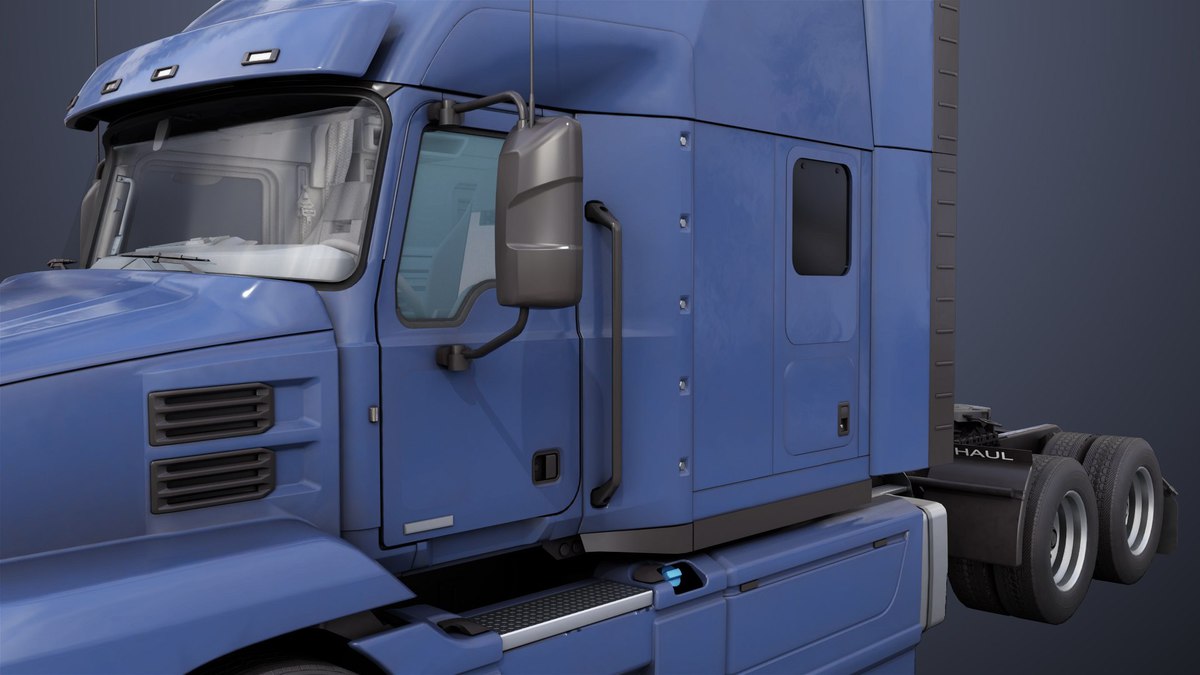 Heavy Truck Blue Chassis 05 URP HDRP Textures