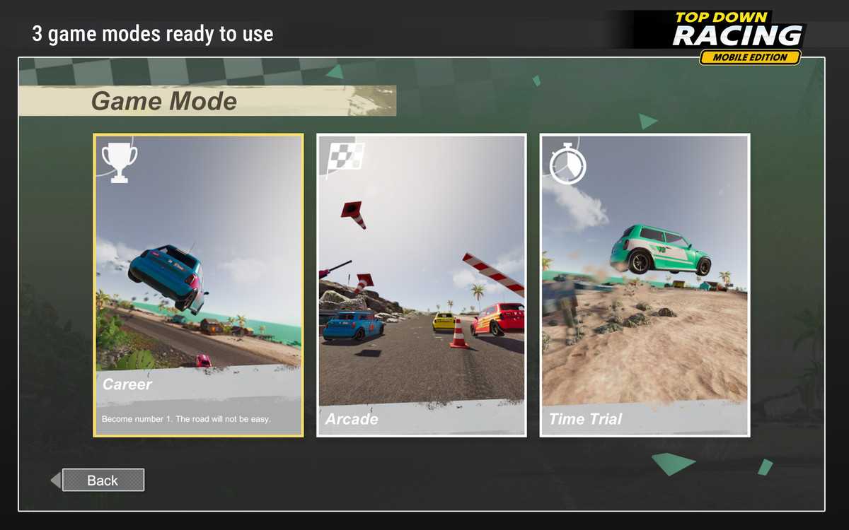 Top Down Car Racing - Mobile Edition
