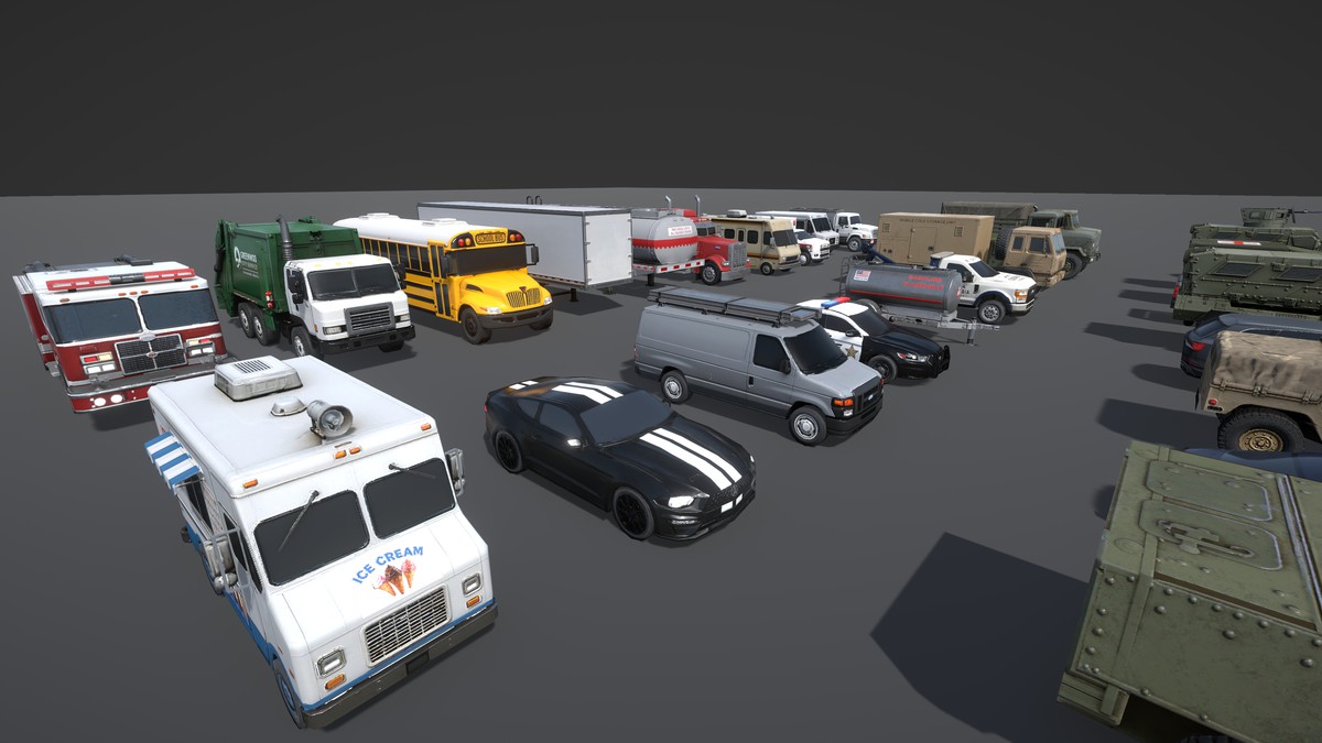 Modern Vehicle Pack (Mobile & PC)