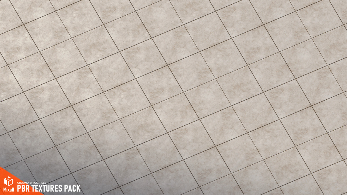 PBR Textures pack - ground, brick, tiles