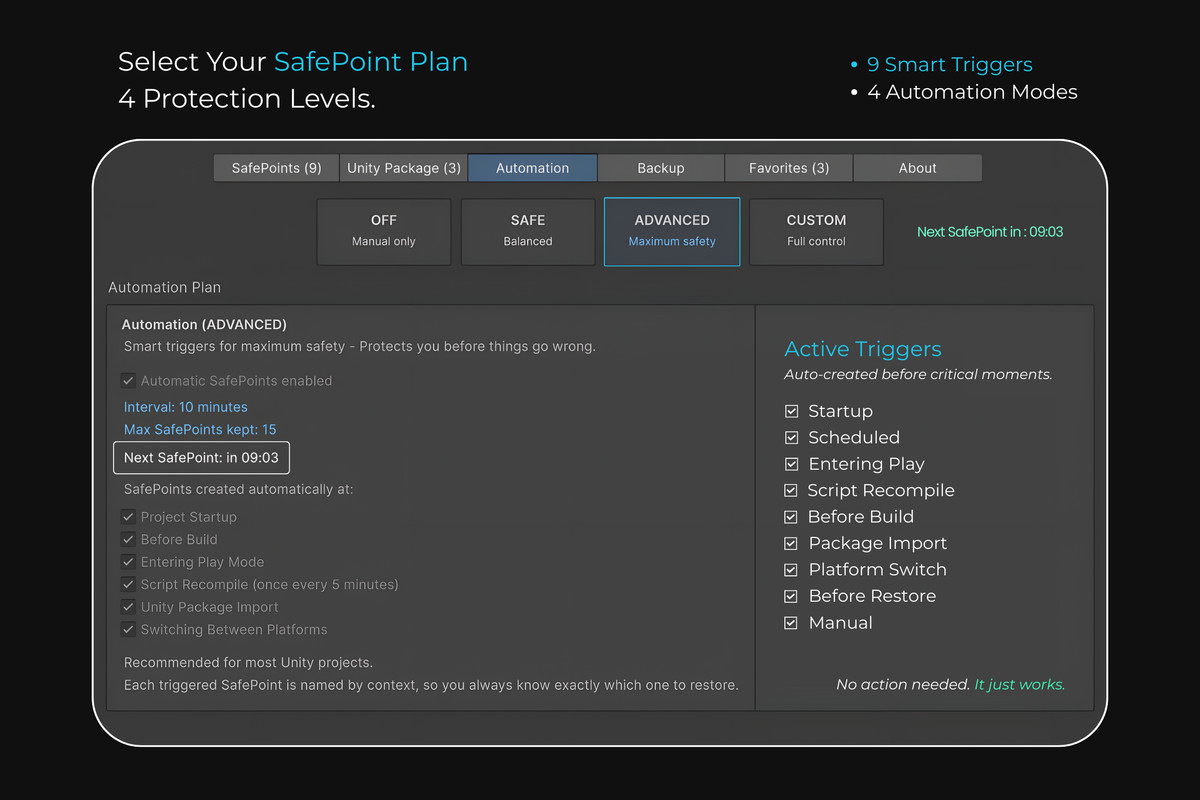 SafePoint PRO: Backup & Restore (Automatic Checkpoints)