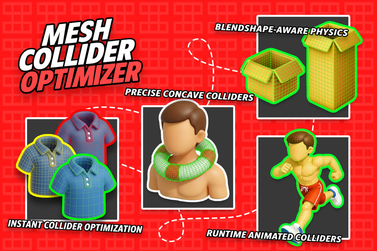 MESH COLLIDER OPTIMIZER – Advanced Animation Collider & BlendShape Colliders
