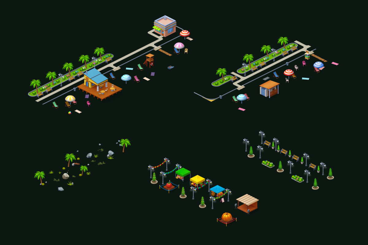 Complete Isometric City Builder Megapack