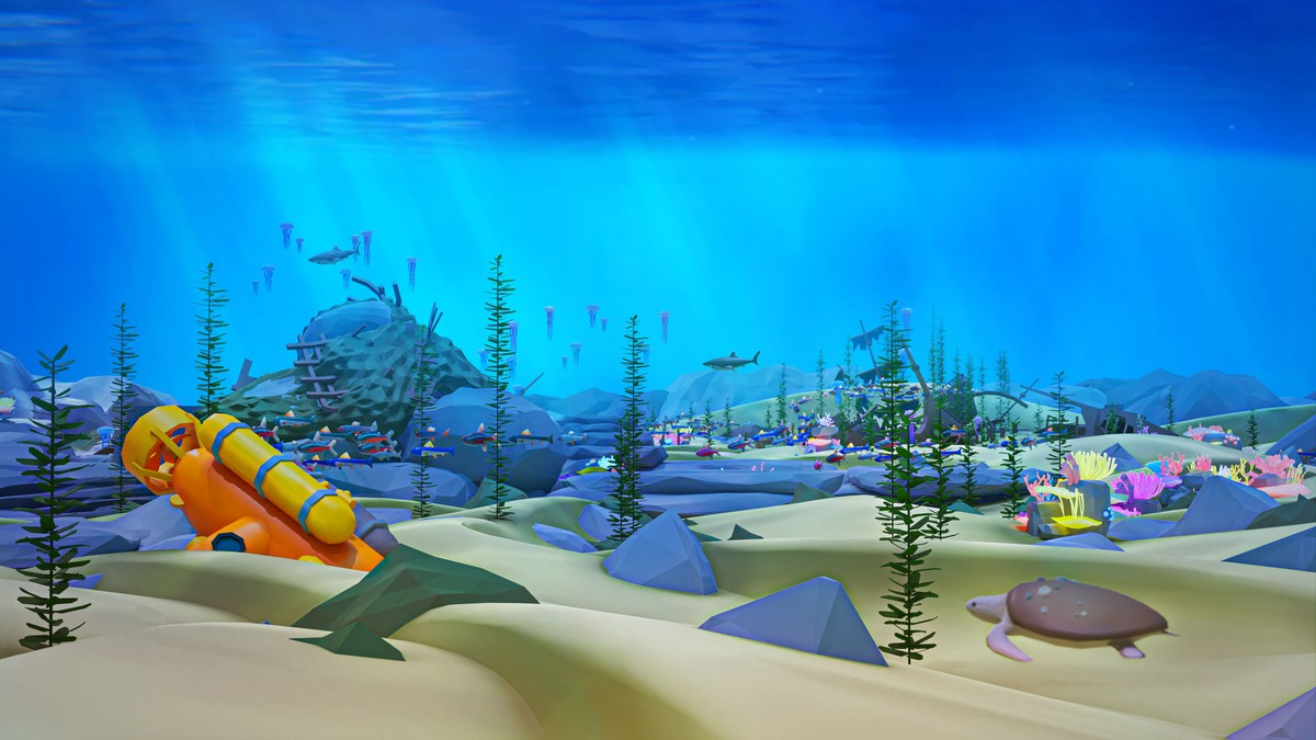 Underwater World - Low Poly 3D Models Pack