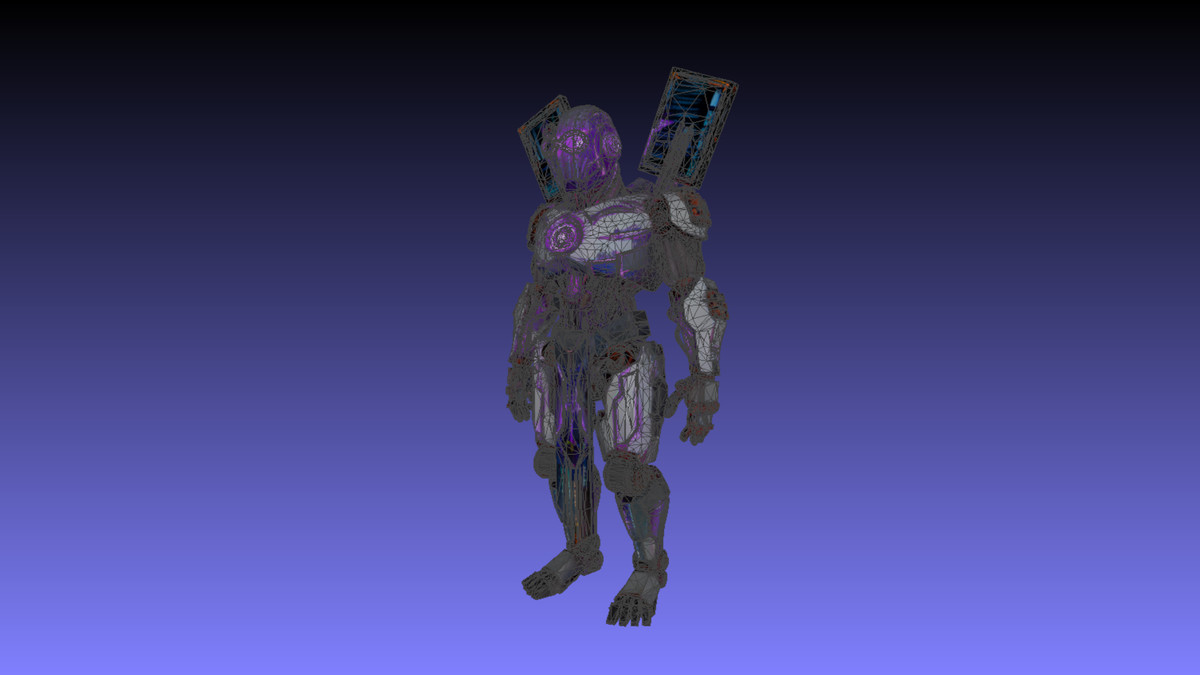 Syntherion Rigged Robot Character