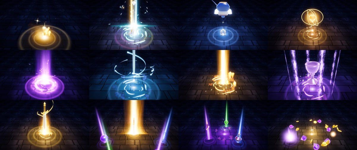 RPG Loot Feedback FX — 260+ Loot, Chest & Reward Effects