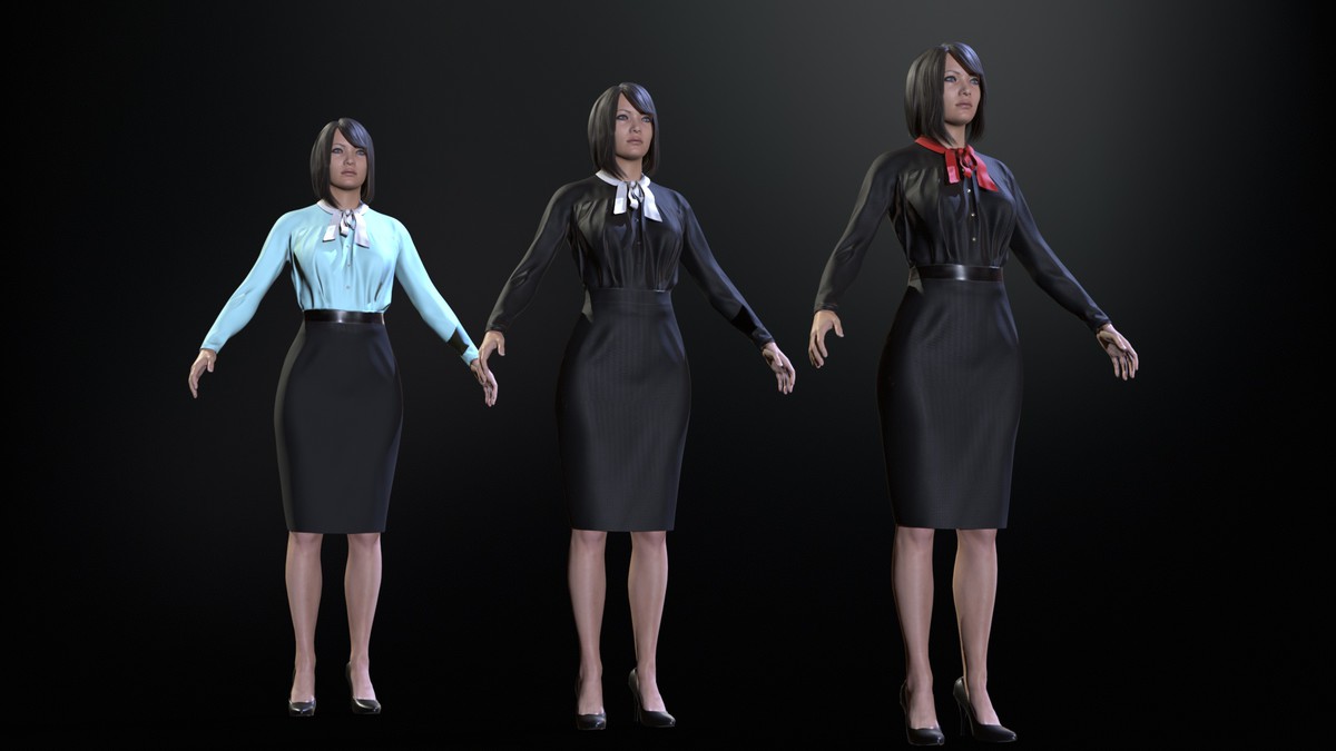 Asian Office girl