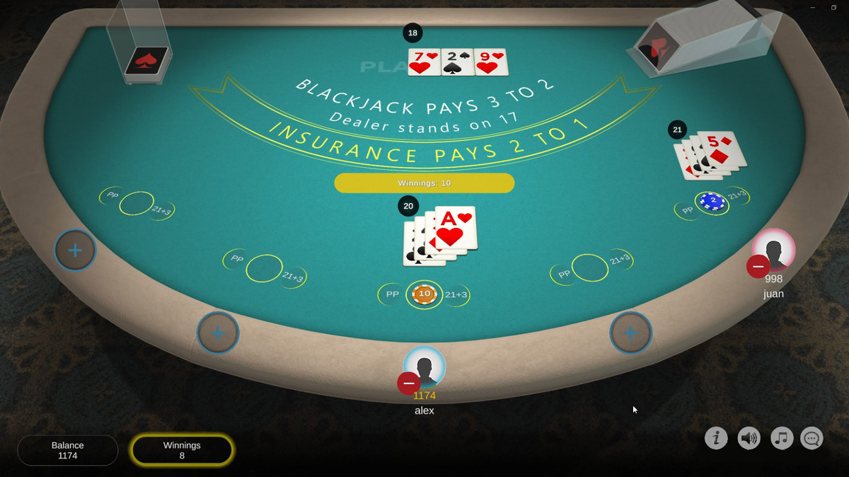 Multiplayer Blackjack Game