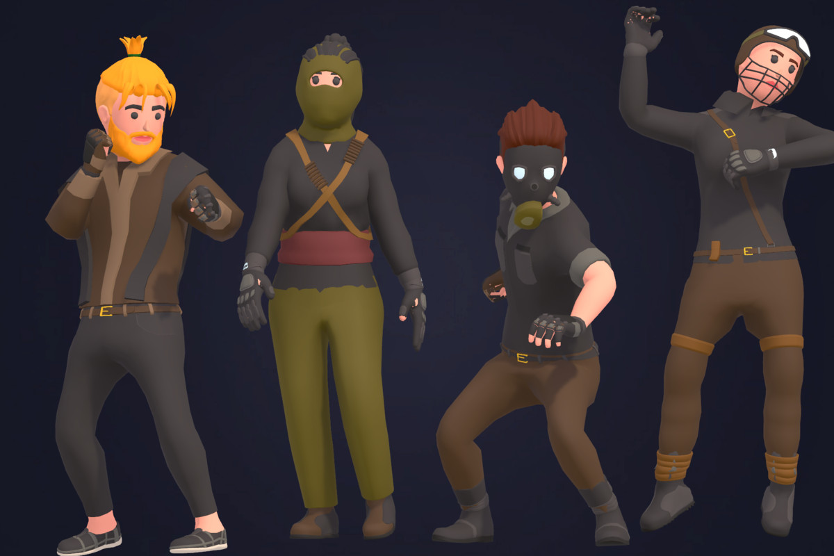 Customizable 3D Military Characters Bundle