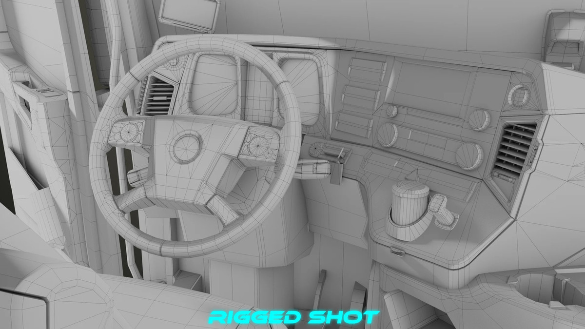 Heavy Truck 6 Chassis Collection URP HDRP Textures